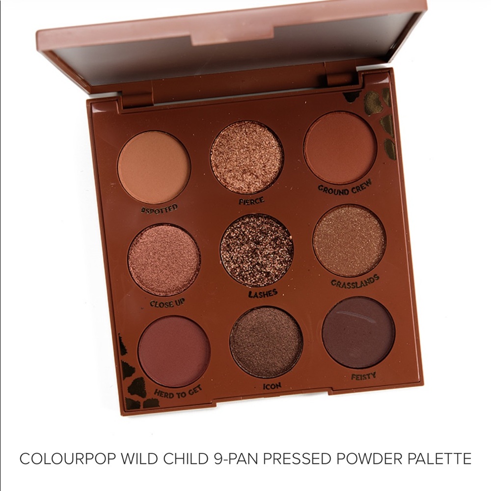 ColourPop Wild Child 9-Pan Pressed Powder Palette NIB